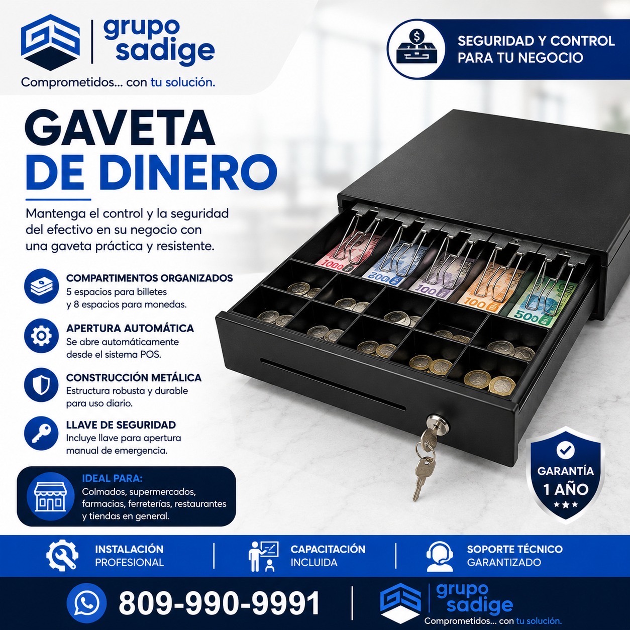 Imagen de Gaveta de dinero