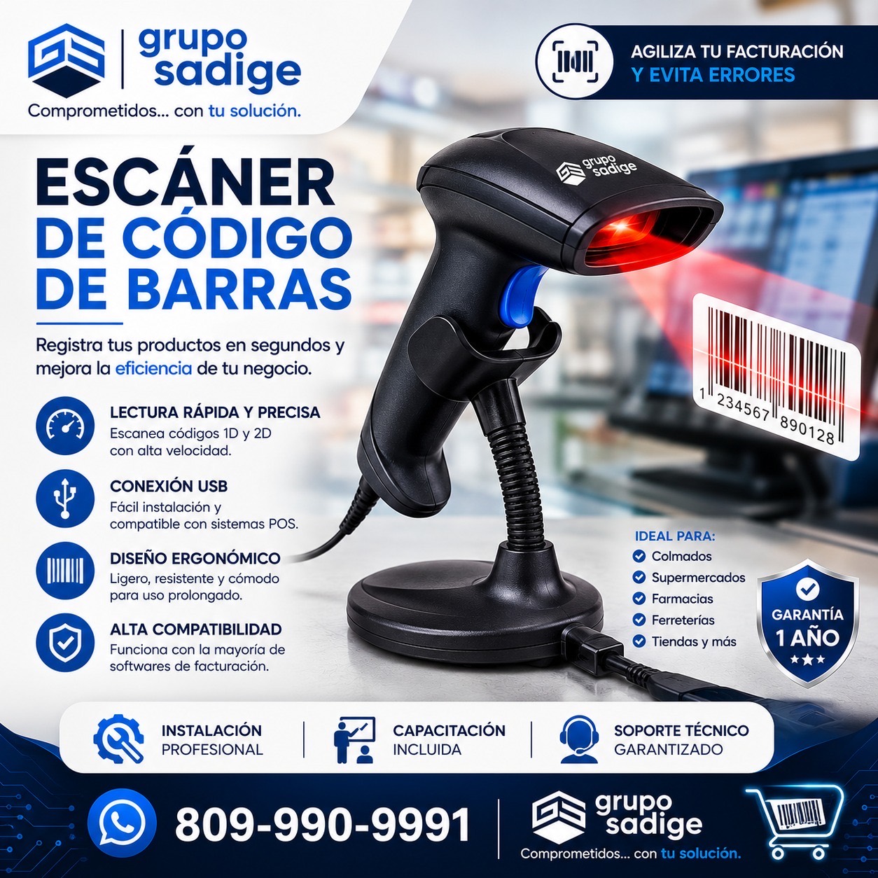 Imagen de Lector de códigos de barra