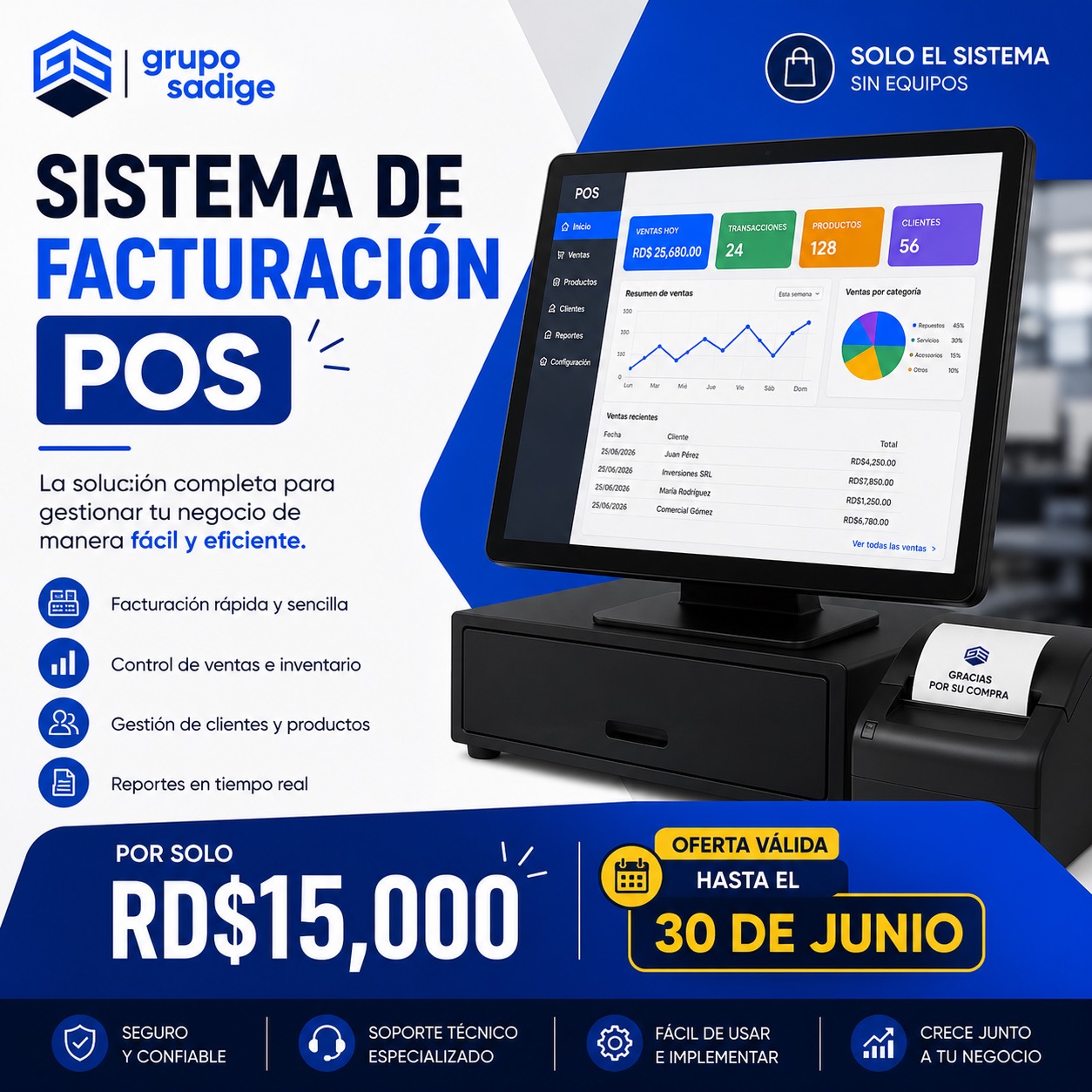 Imagen de Sistema de facturación POS